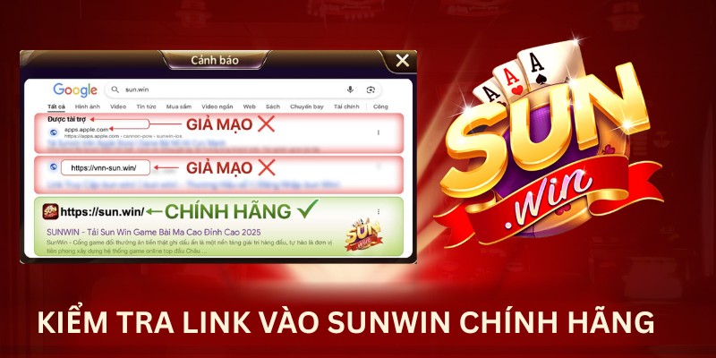 Xác minh Sunwin thật bằng cách kiểm tra đường link truy cập